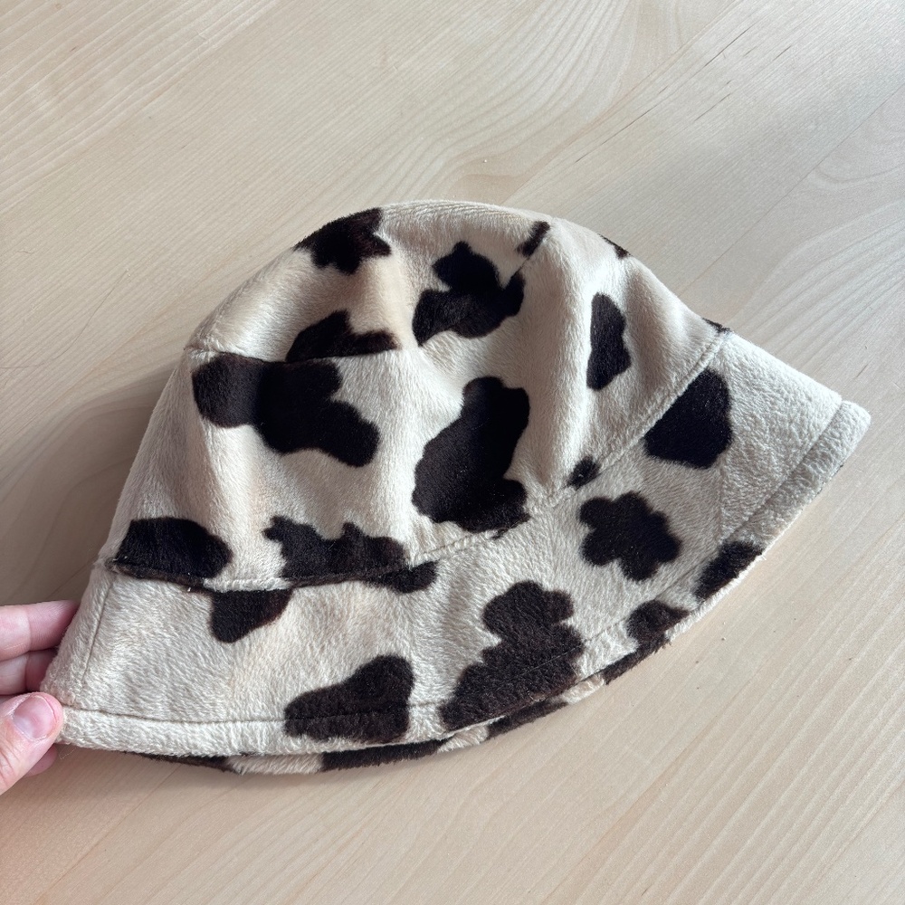 Soft leopard GAP bucket hat 2-4T